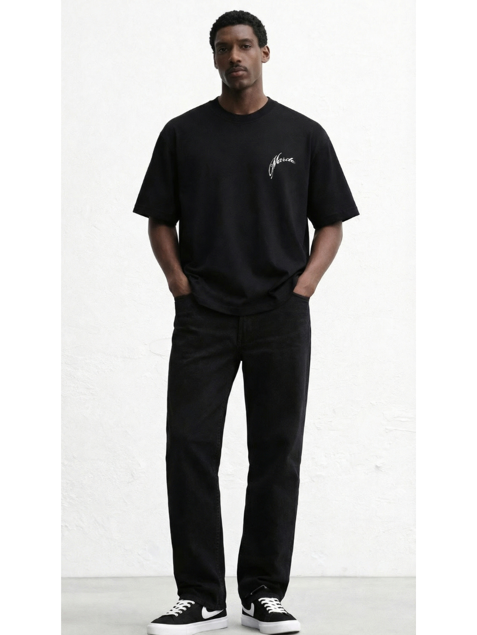 Black Shadow Tiger Oversized T-shirt