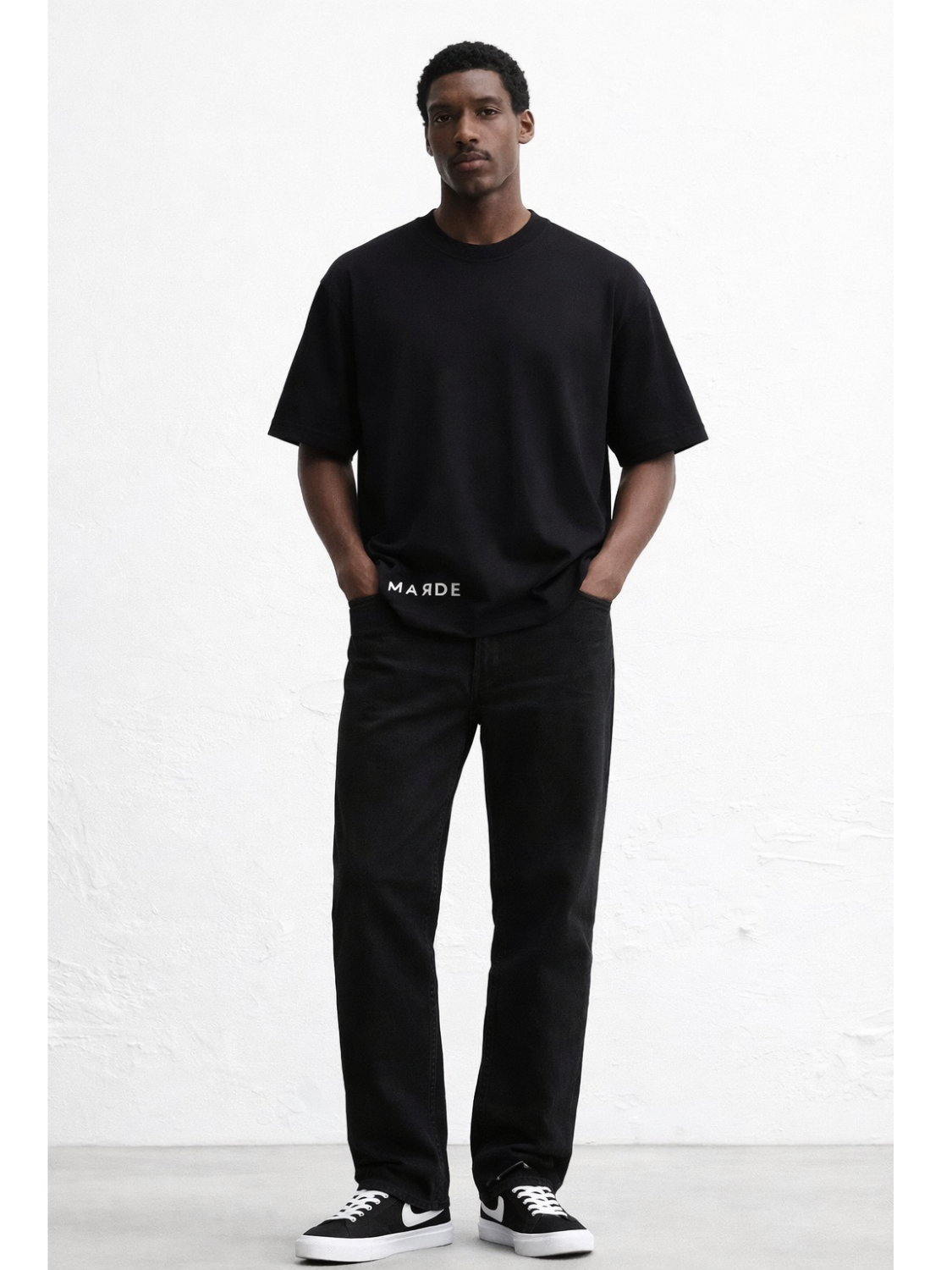 Black Basics Oversized T-shirt
