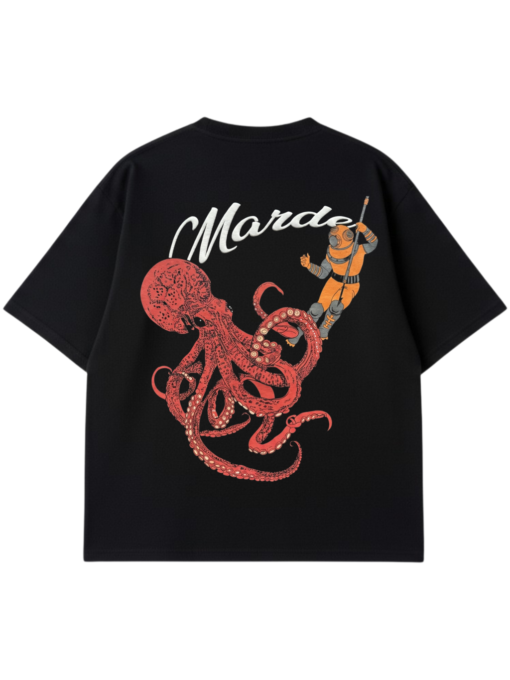 Black Deep Series Oversized T-shirt