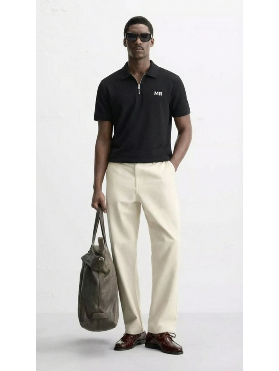 Black Classic Polo T-Shirt