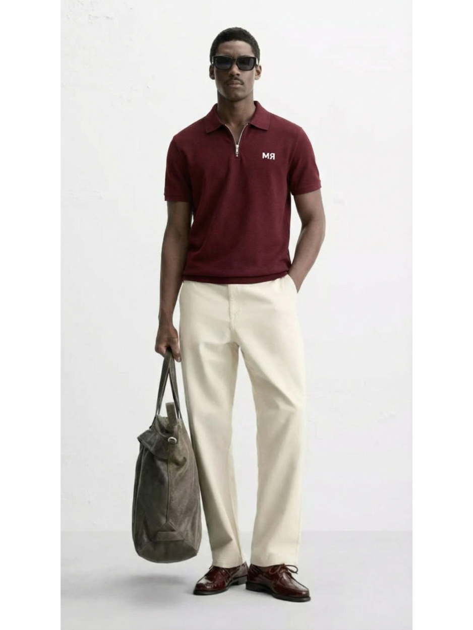 Maroon Classic Polo T-Shirt