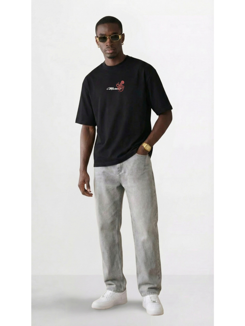 Black Deep Series Oversized T-shirt