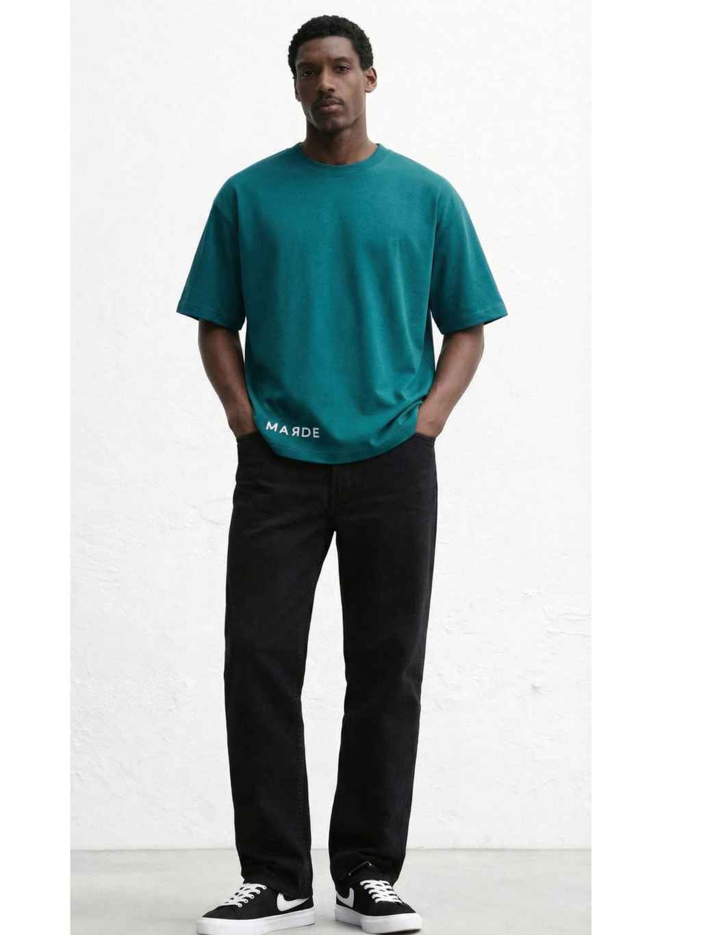 Teal Basics Oversized T-shirt