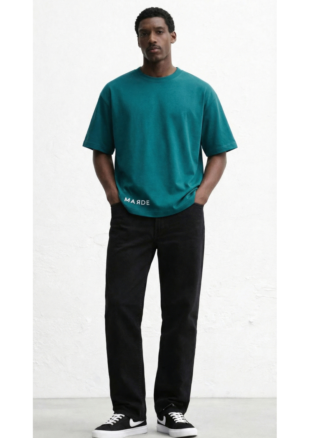 Teal Basics Oversized T-shirt
